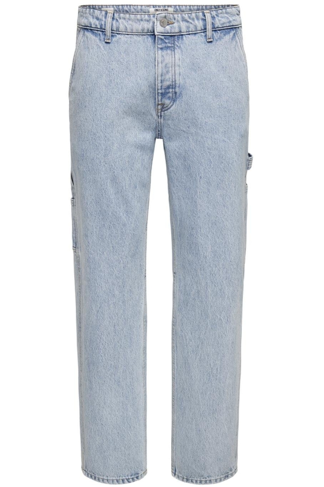 ONSEDGE STRAIGHT CAR LB 1087TAI DNM 22031087 Light Blue Denim